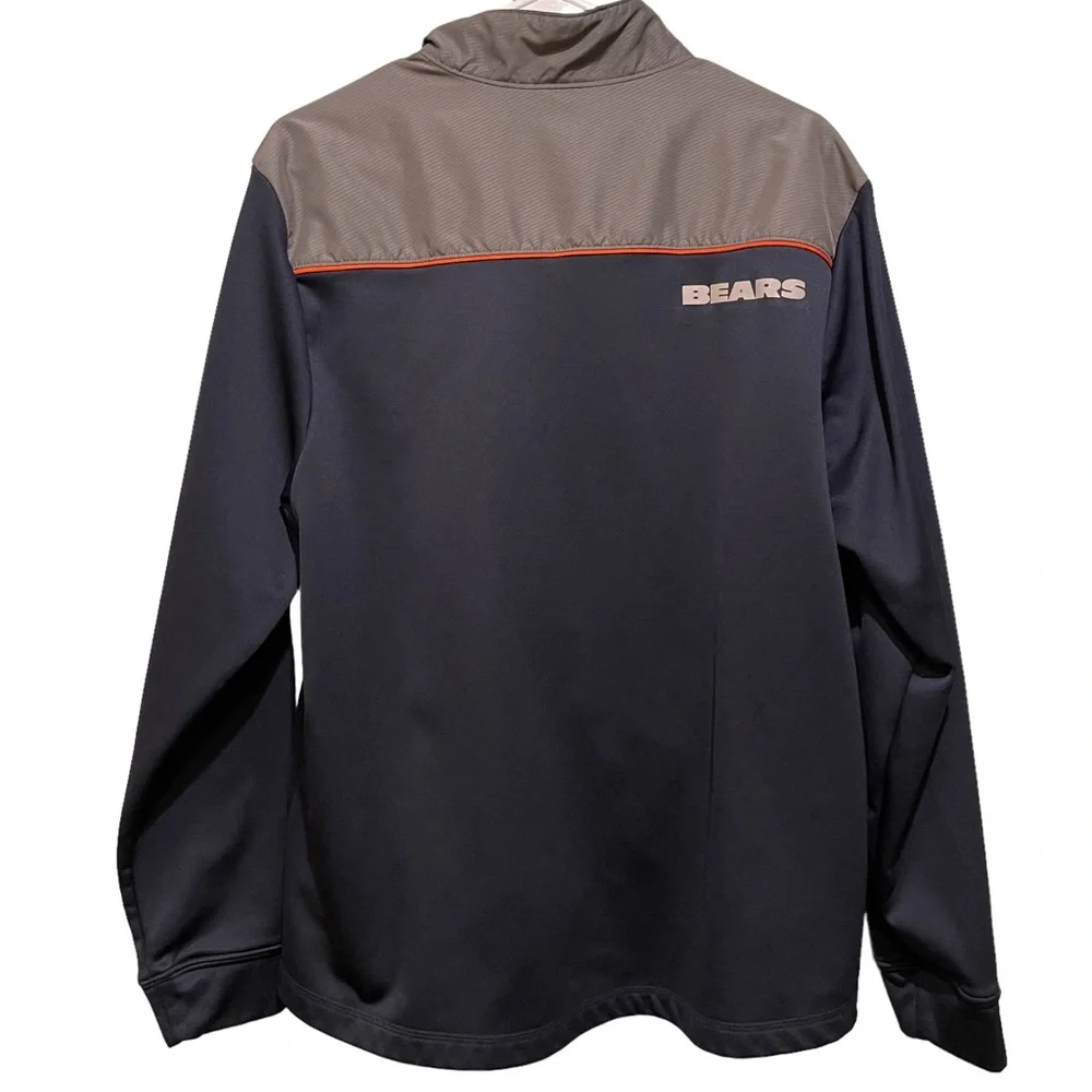 Majestic Therma Base Zip Up Chicago Bears Jacket. Size L